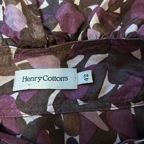 Henry Cottons  Purple Ruffled Women's Top - Picture 10 of 10